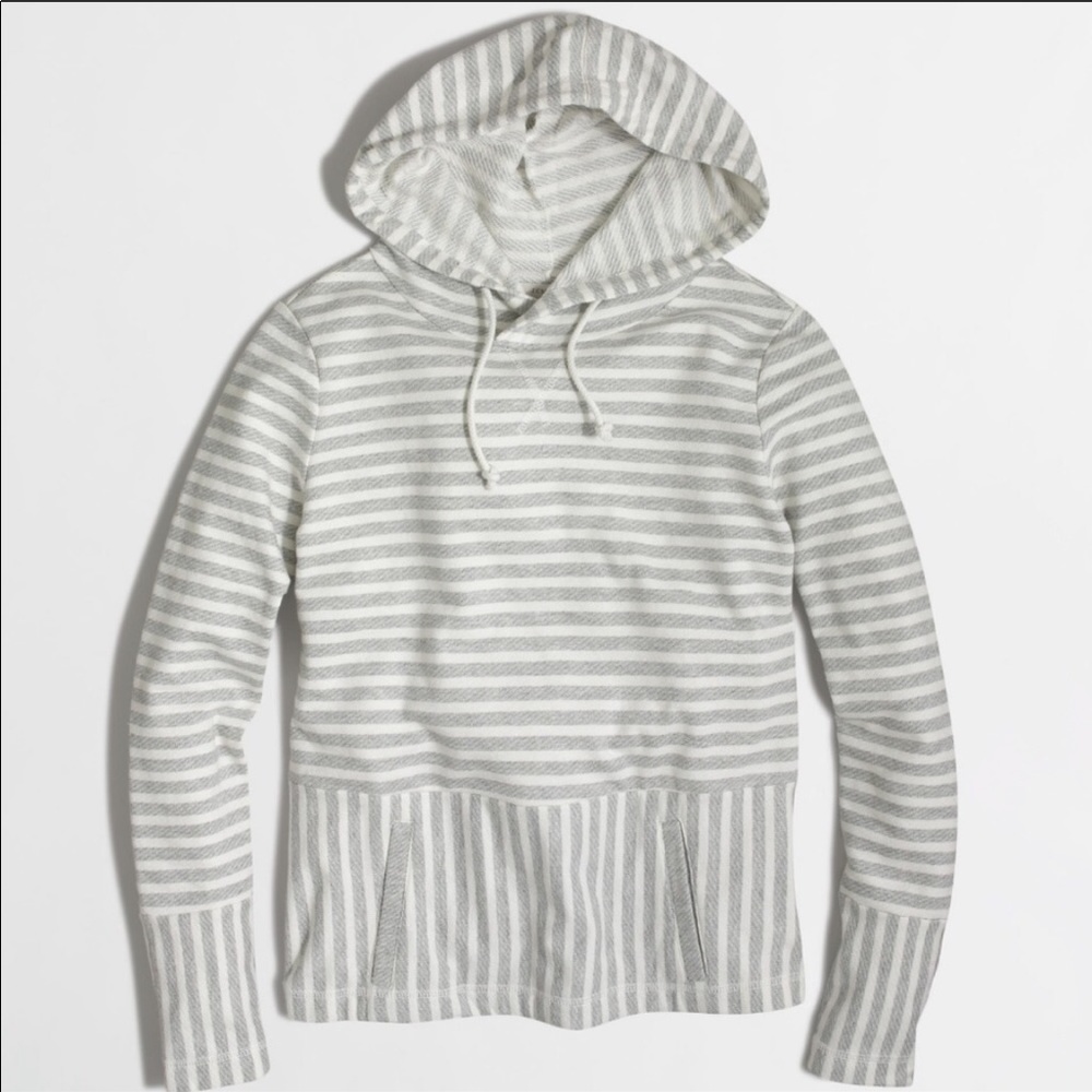 J. Crew Flip Striped Sweatshirt Large